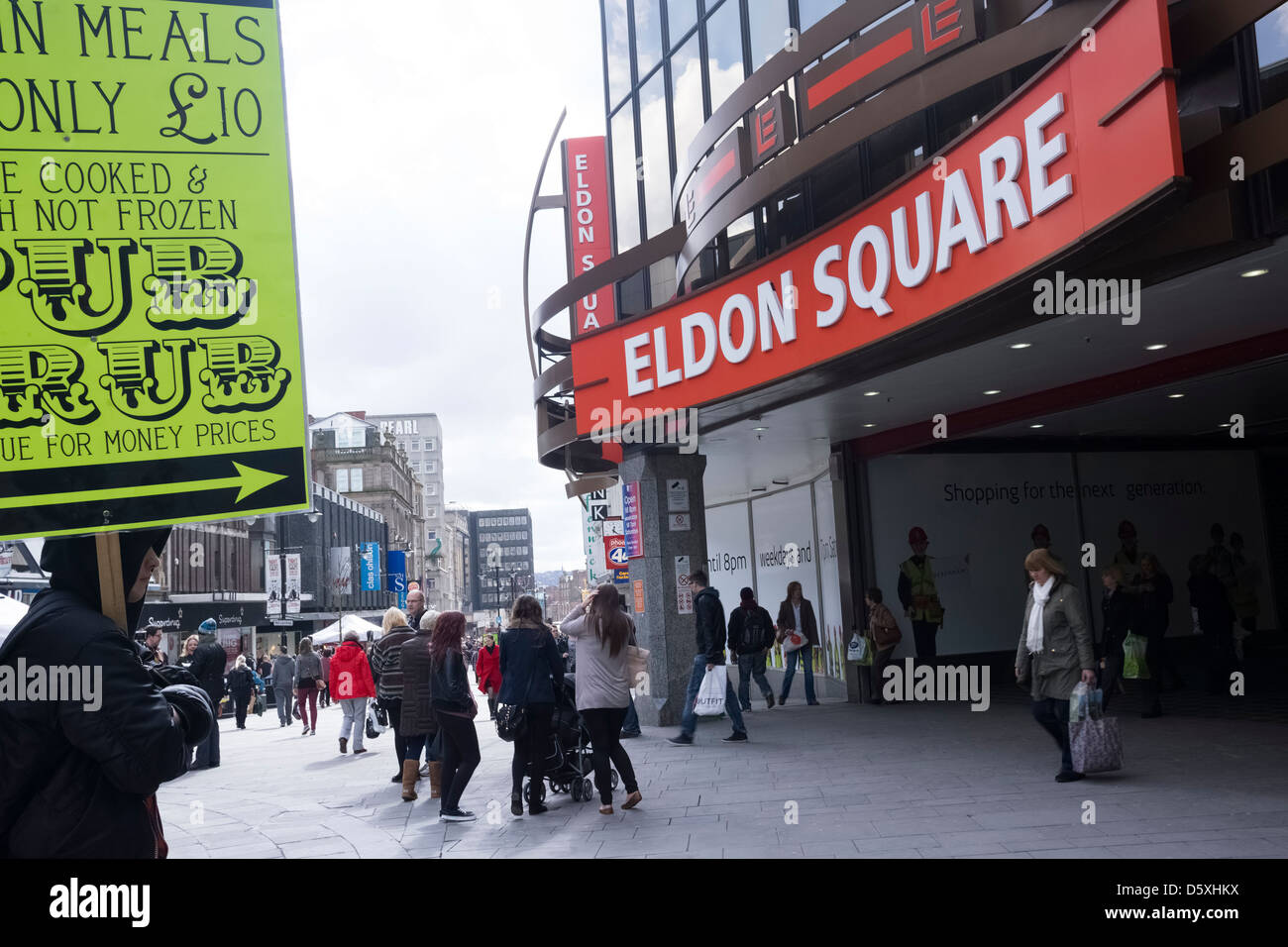 Eldon Square Shopping Centre Newcastle Upon Tyne Stock Photo Alamy
