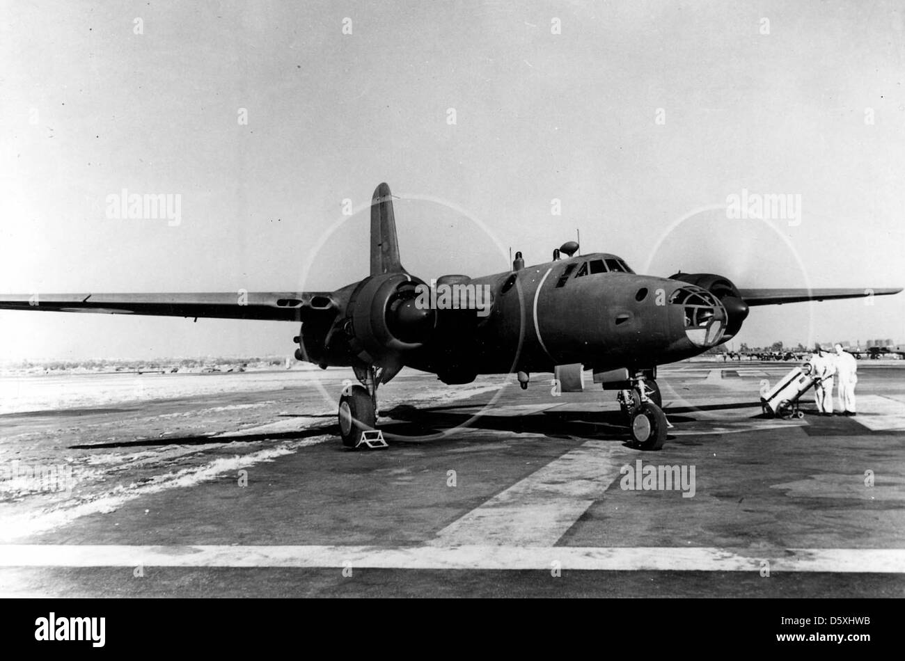 The North American XB-28 'Dragon' was an experimental bomber prototype ...