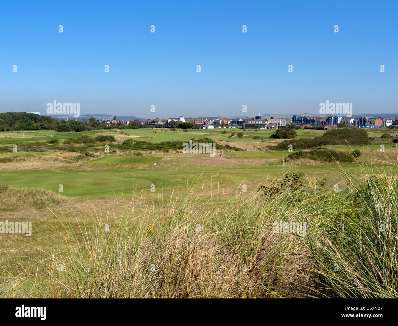 golf course littlehampton west sussex Stock Photo - Alamy