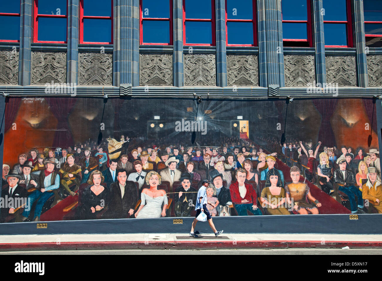 "You Are The Star" Mural by Thomas Suriya, Hollywood Boulevard, Los