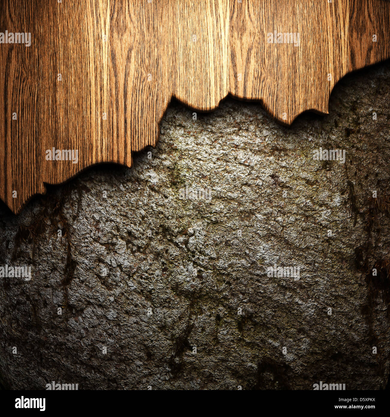 wood on the wall Stock Photo Alamy