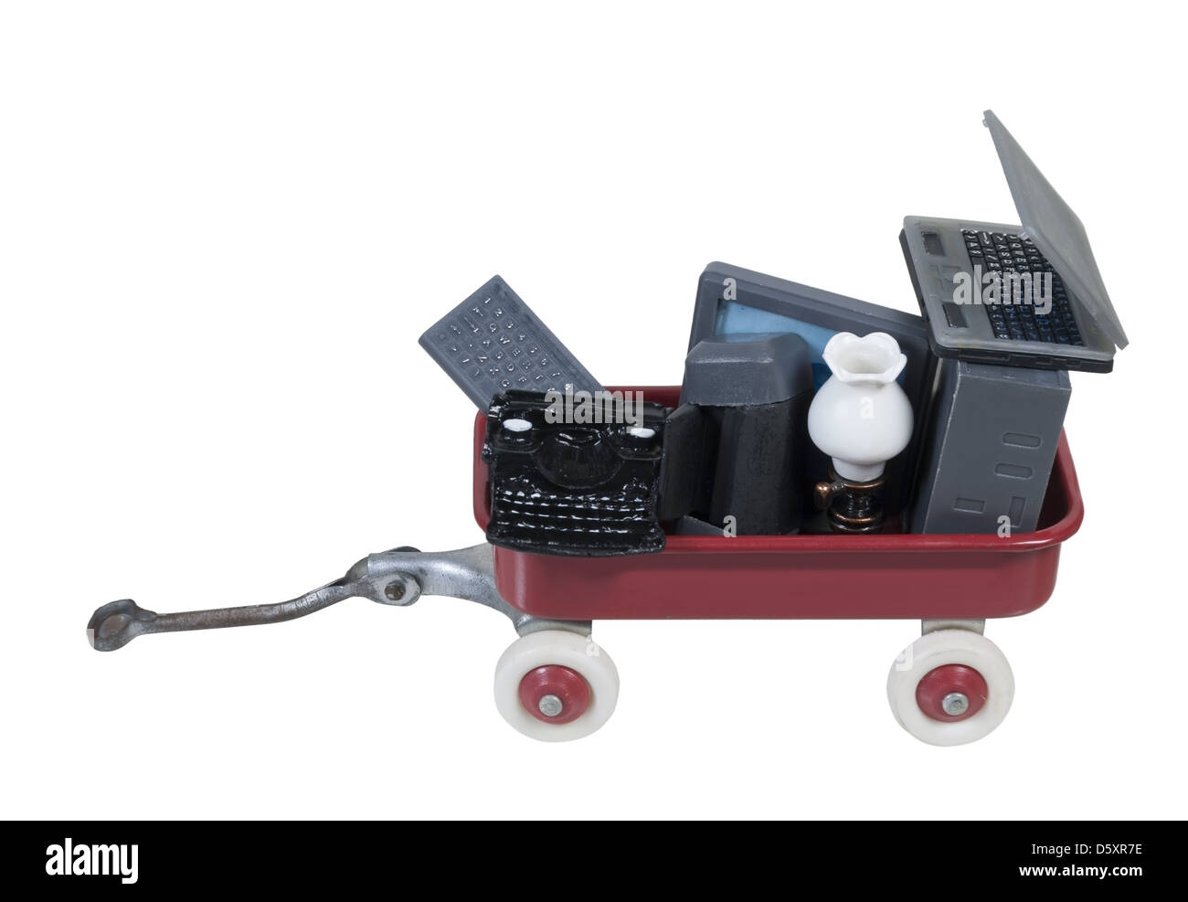 metal little red wagon