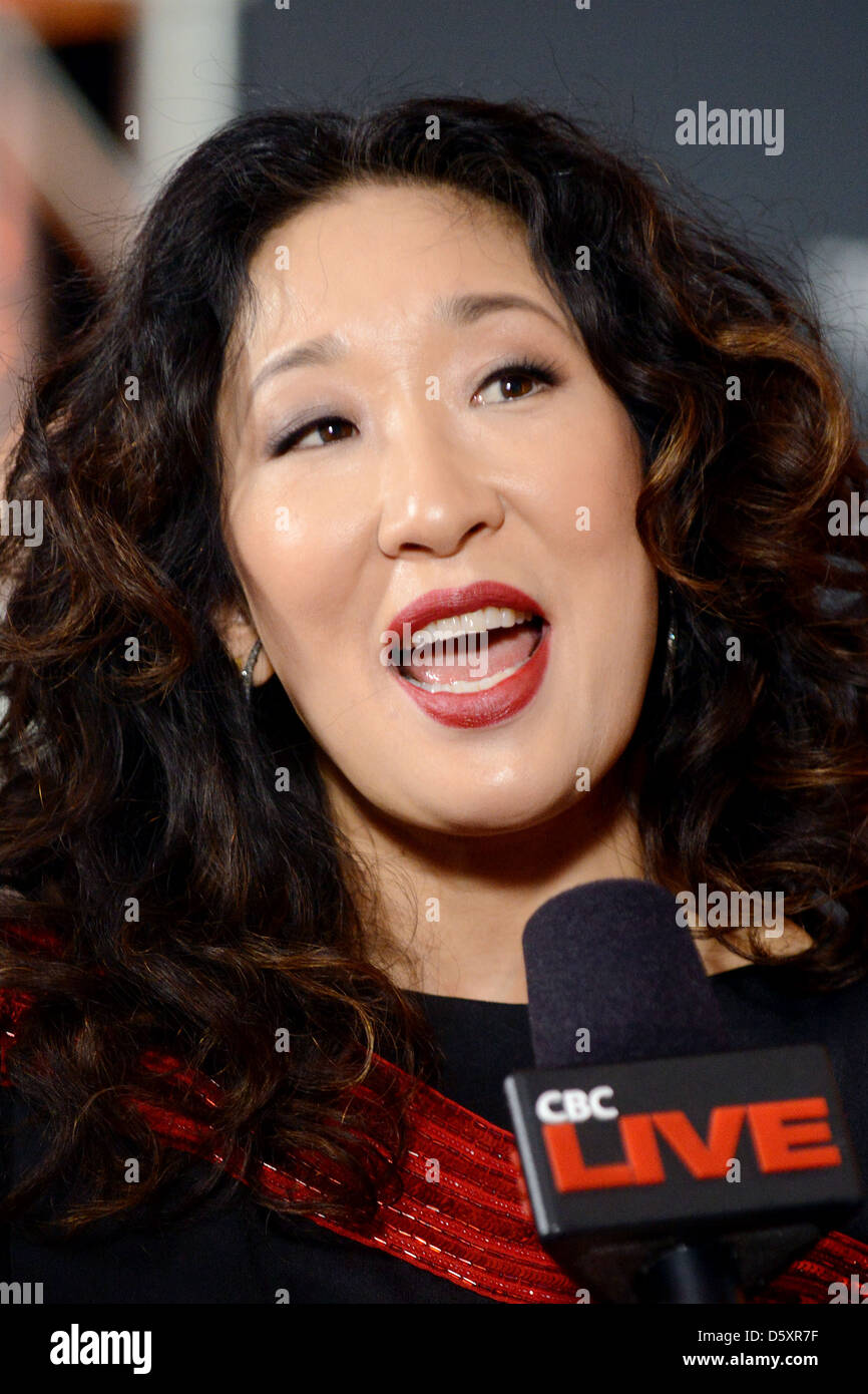 Sandra Oh at The 1st Annual Canadian Screen Awards in Toronto. (GMP/EXI/N8N) Stock Photo