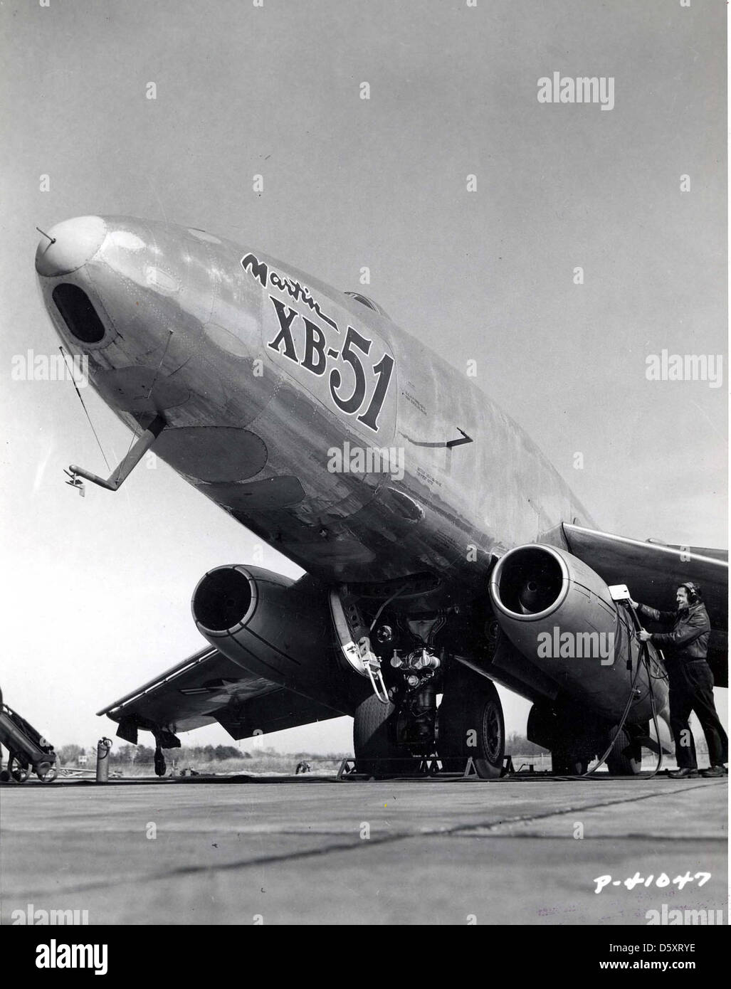 The Martin XB-51 was a prototype jet bomber developed by Martin ...