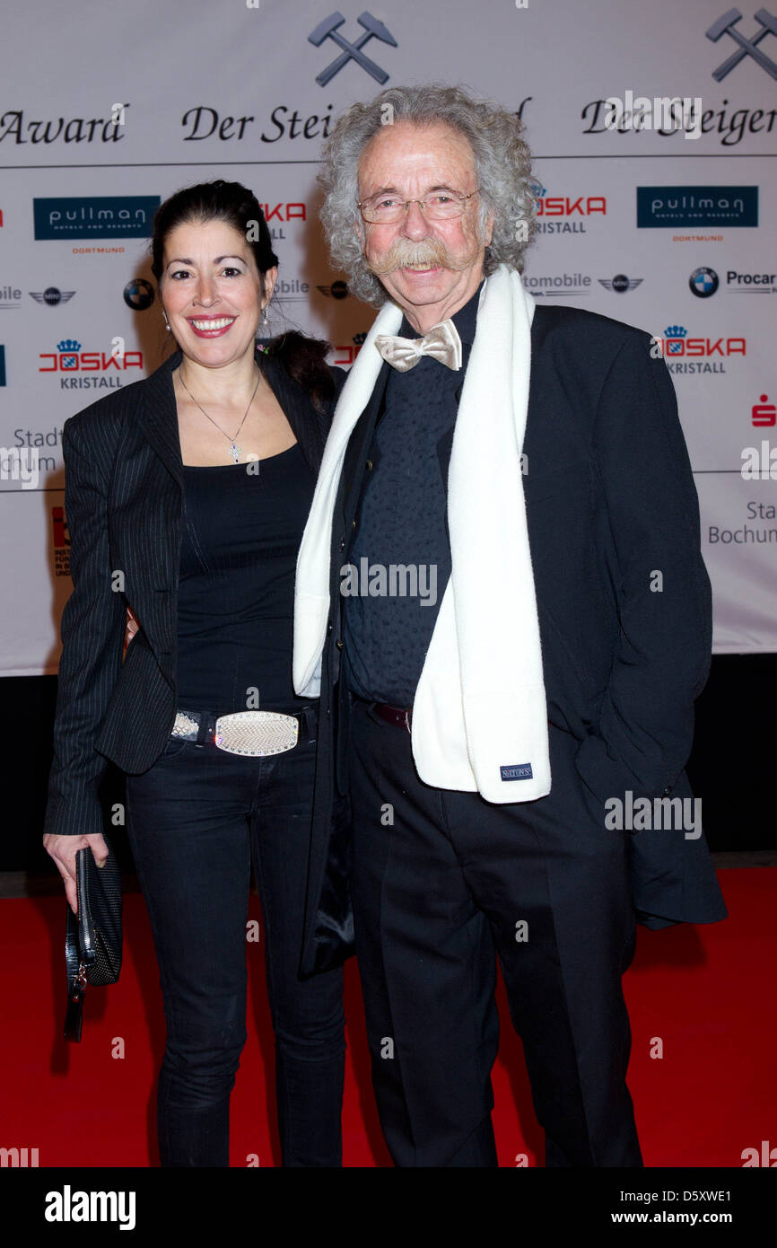 Jean Puetz And Wife Pina Coluccia At Steiger Award 2011 At Jahrhunderthalle In Bochum. Bochum