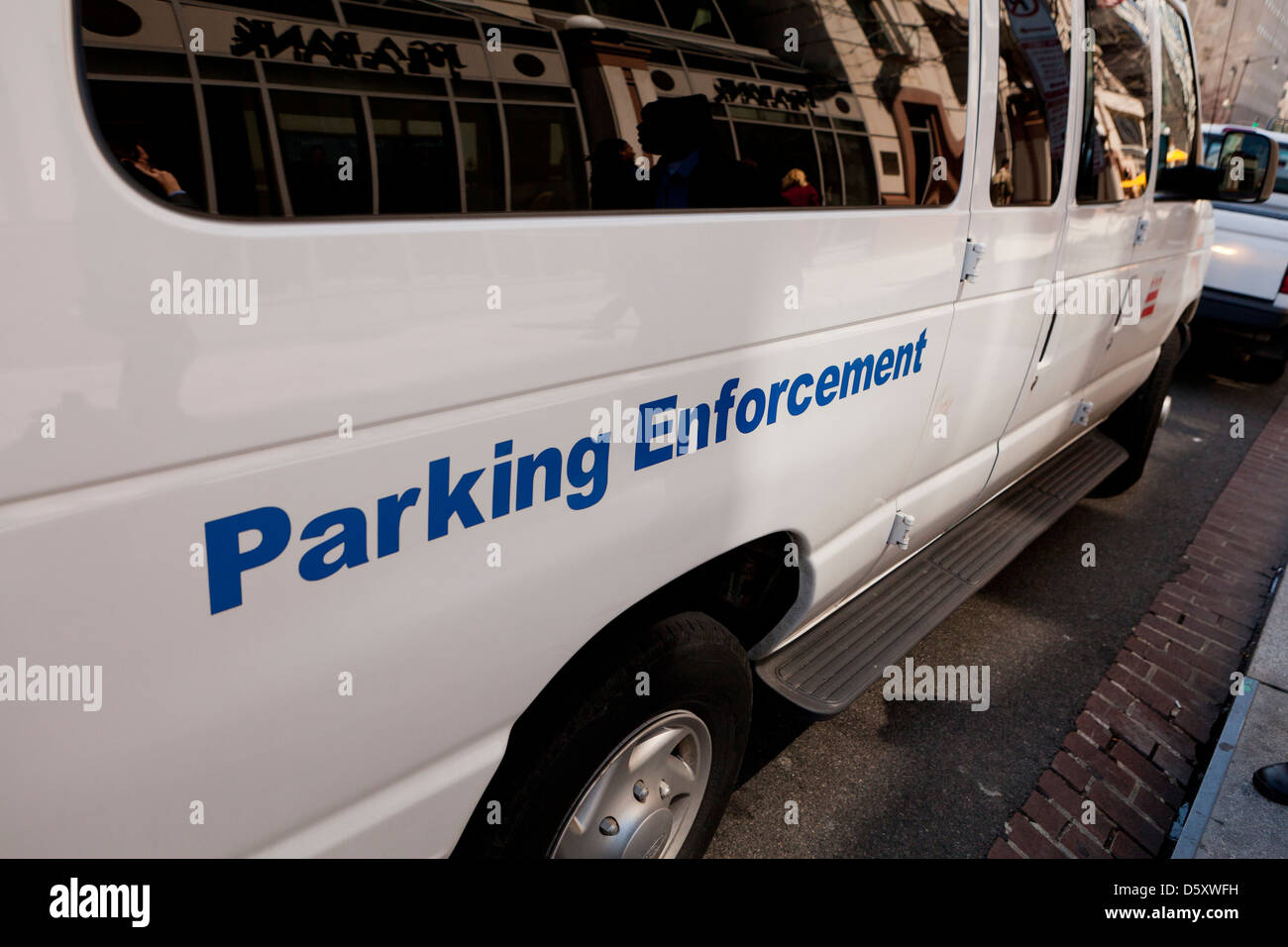 Parking enforcement van - Washington, DC USA Stock Photo