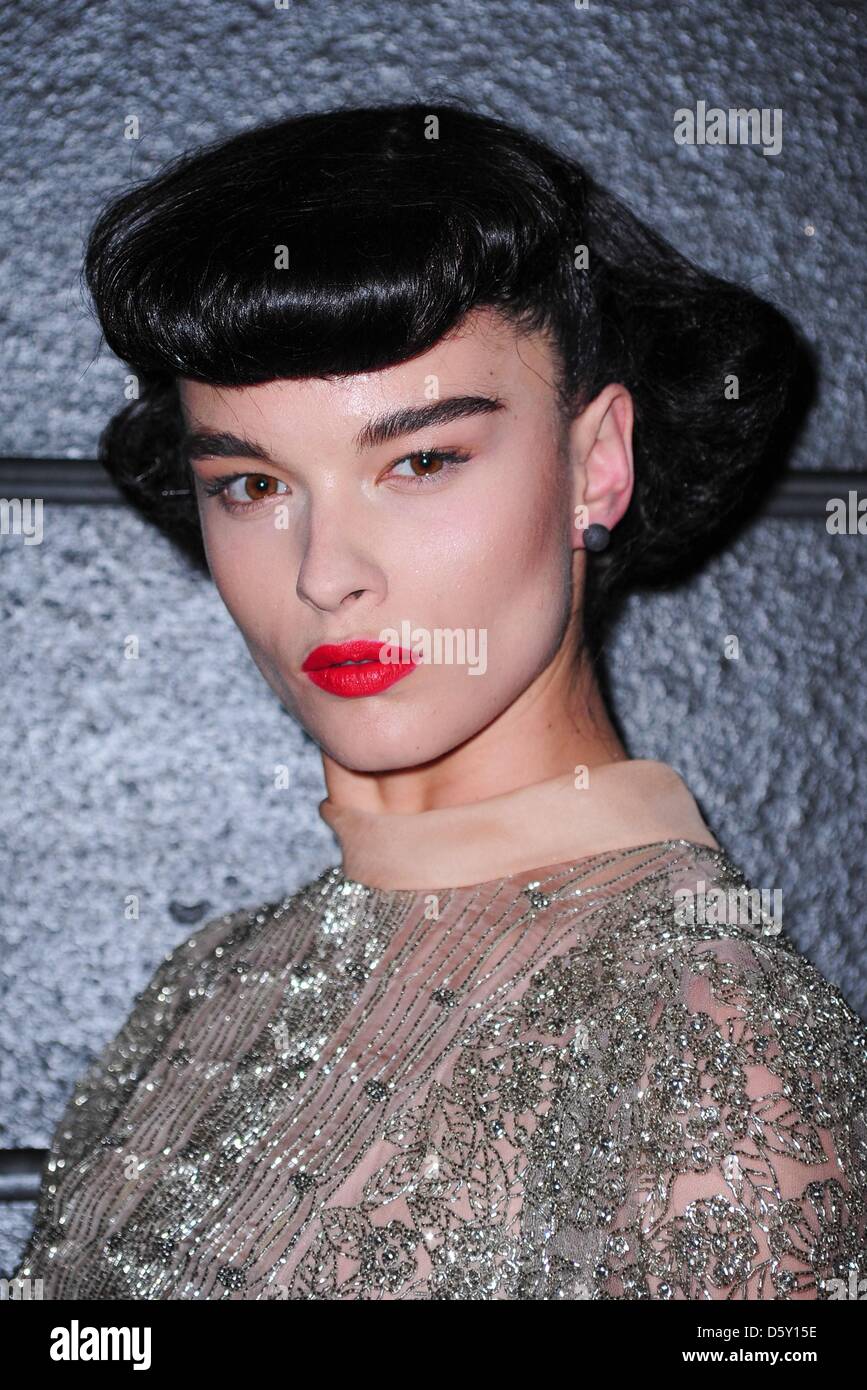 New York, USA. 9th April 2013. Crystal Renn at arrivals for New Yorkers ...