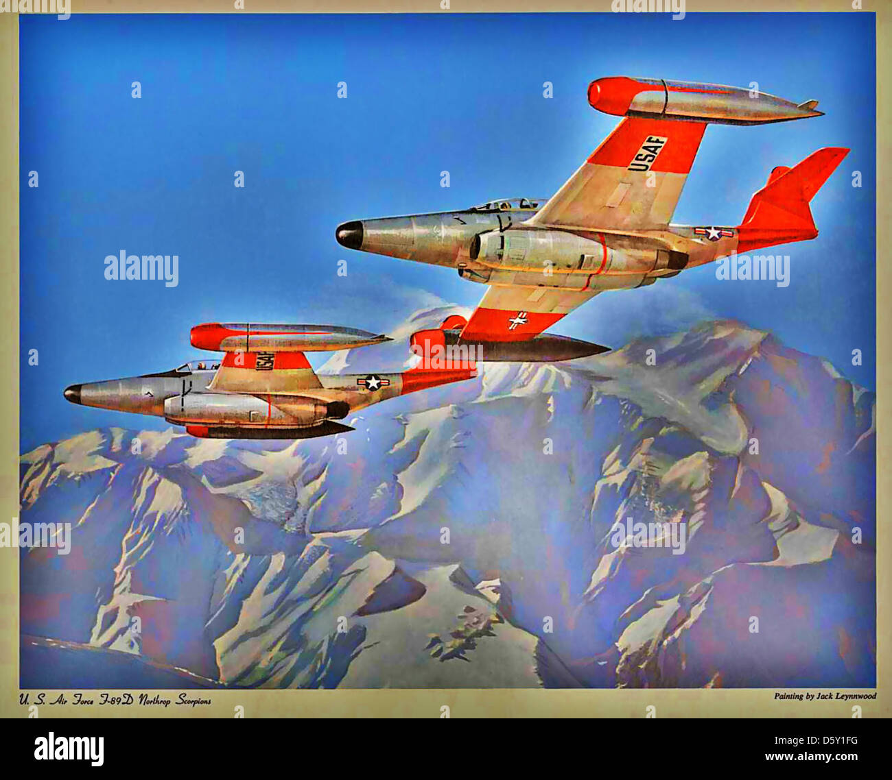 Northrop F-89 'Scorpions' Stock Photo