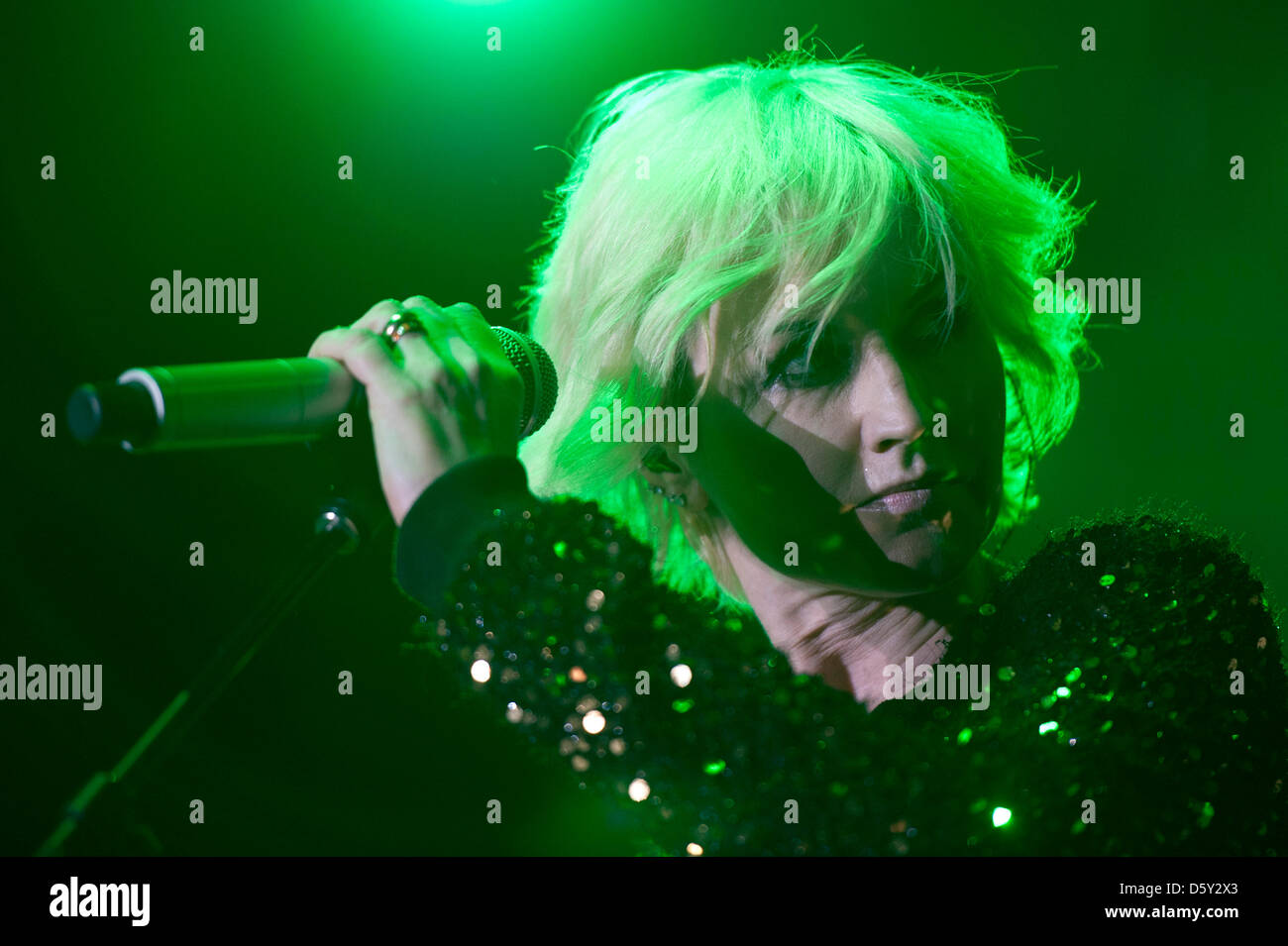 Singer of the Irish band The Cranberries, Dolores O Riordan, performs