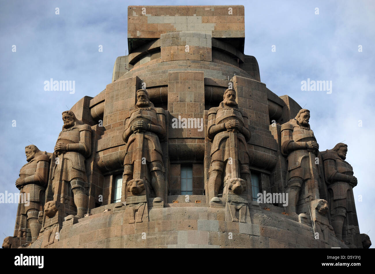 The dome of the Memorial to the Battle of Leipzig is pictured in Leipzig, Germany, 10 October 2012. The 200th anniversary of the battle is in October 2013. There will be a reinactment of the battle between Napolean's troups and a coalition of Prussia, Russia, Austria and Sweden with a few thousand participants from all over Europe. The momument will also be 100 years old. Photo: He Stock Photo