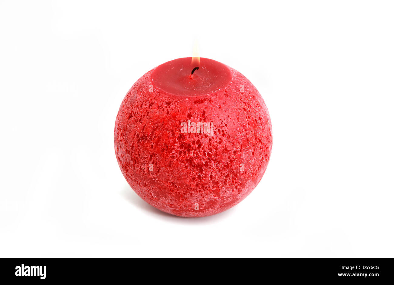 red round candle Stock Photo Alamy