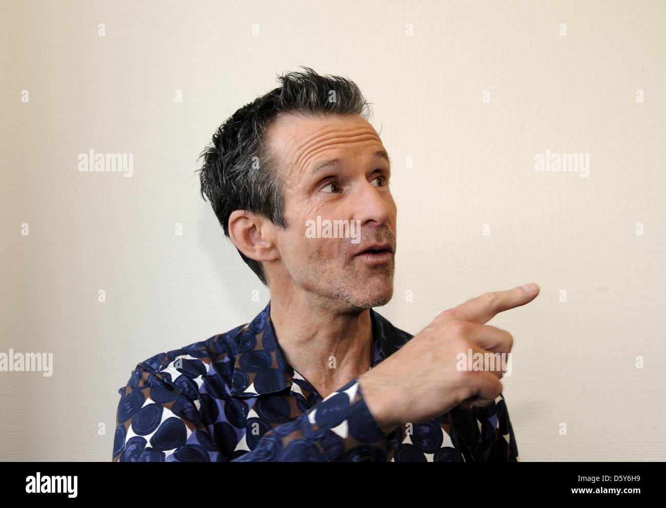 Actor Ulrich Matthes is pictured in Cologne, Germany, 14 October 2012. Photo: Horst Galuschka Stock Photo