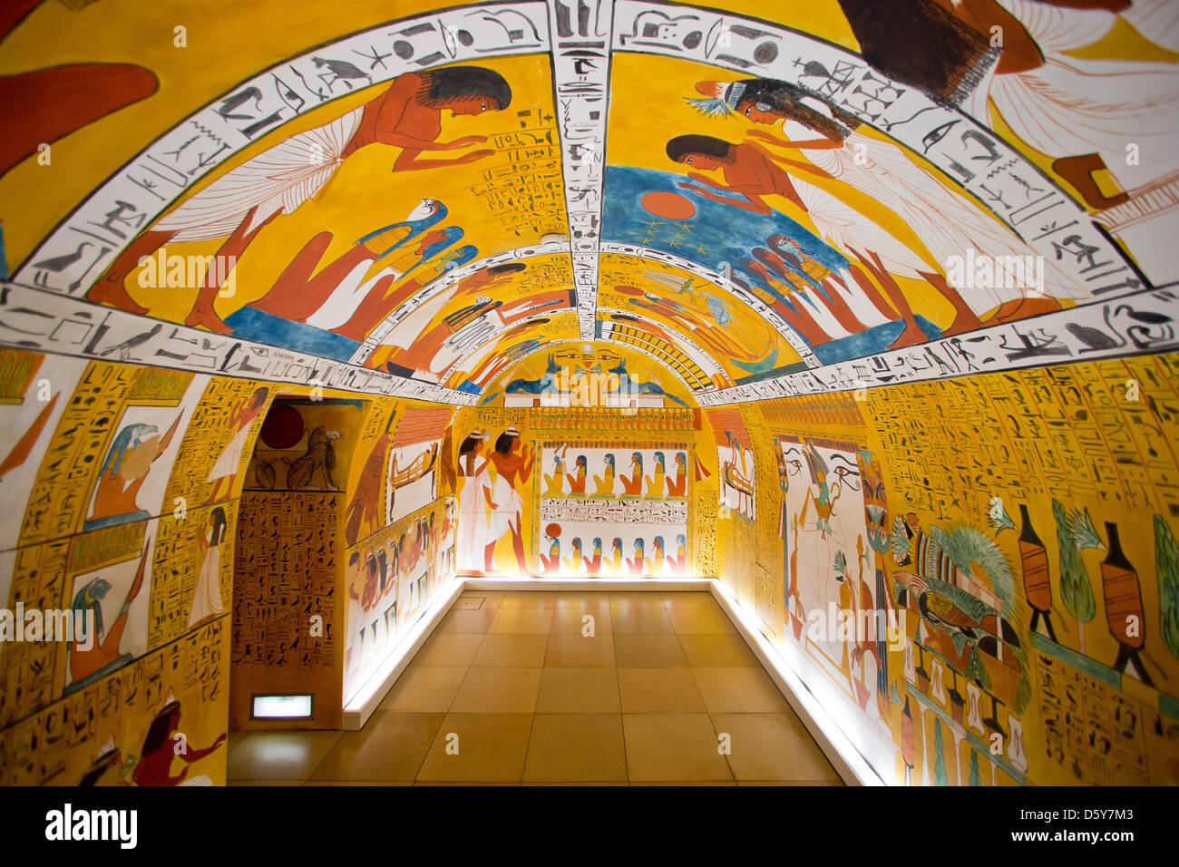 The reconstructed tomb of Sennedjem at the Museum for Communication
