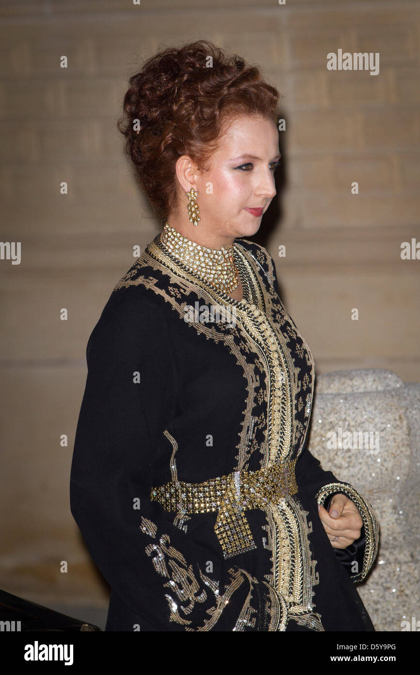 Princess Lalla Salma Of Morocco Arriving For The Gala Dinner On The Stock Photo Alamy