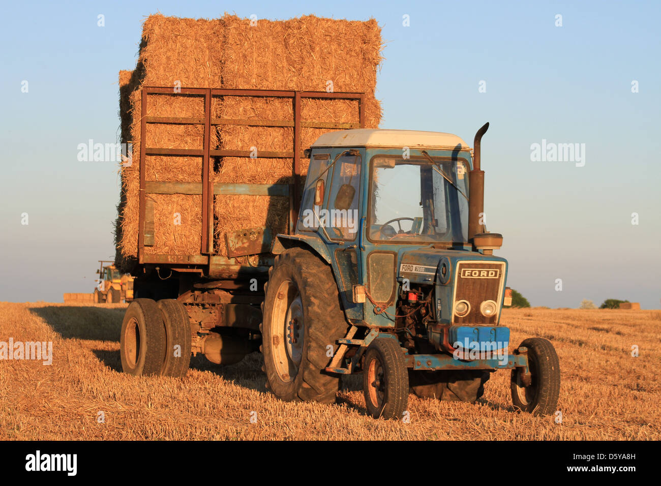 Ford Tractor, Lower Heyford, Bicester Oxfordshire Stock Photo