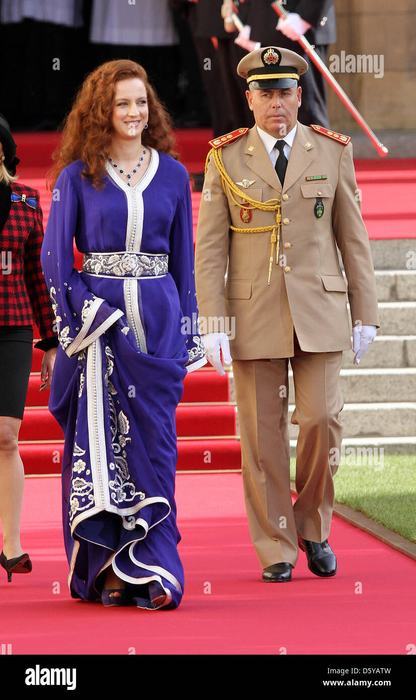 Princess Lalla Salma of Morocco is leaving the Cathedral after the Stock Photo 55305625 Alamy