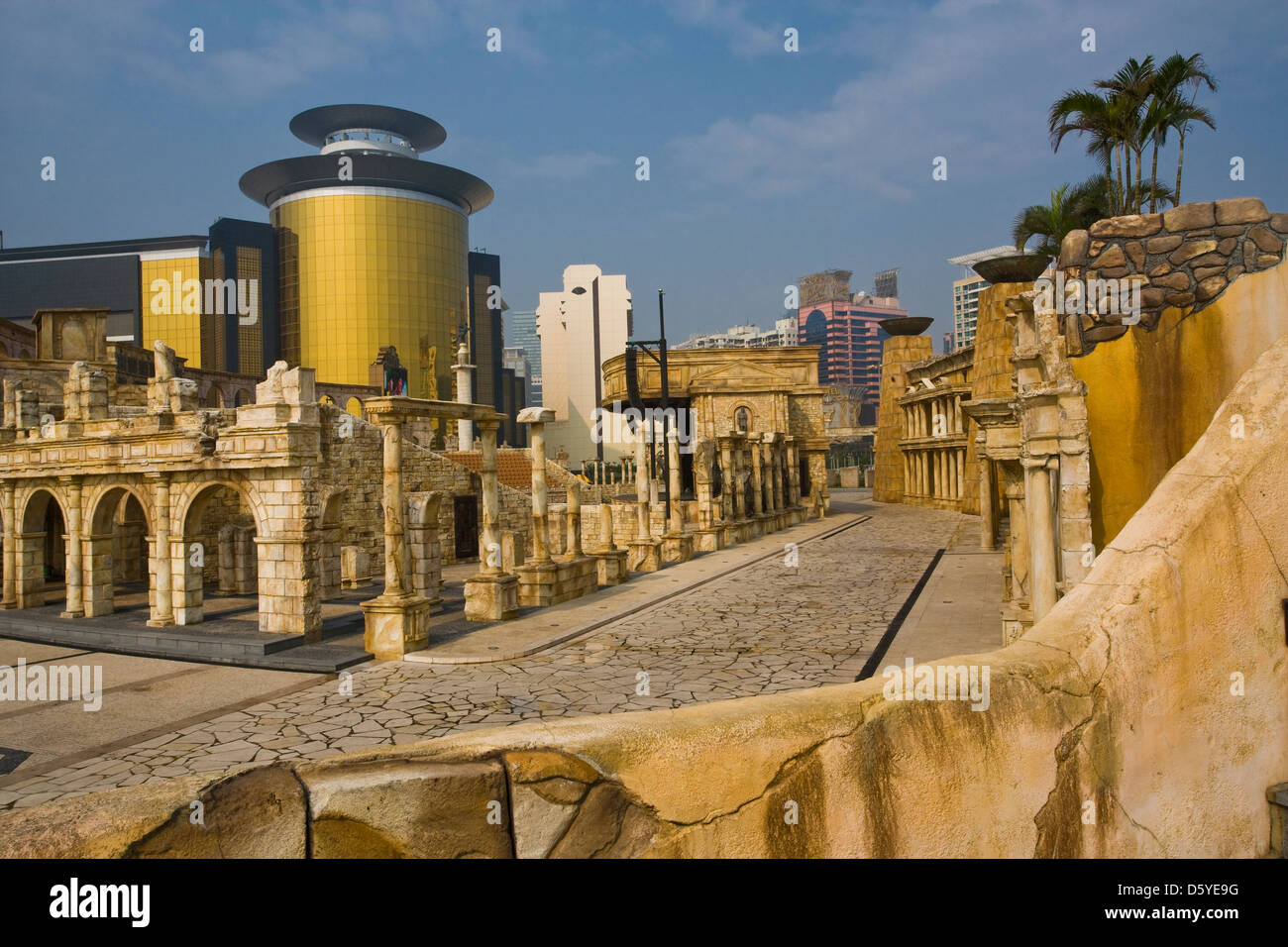 China Macau Mock up Antique Architecture At The Roman Amphitheatre At China Macau Mock up Antique Architecture At The Roman Amphitheatre At