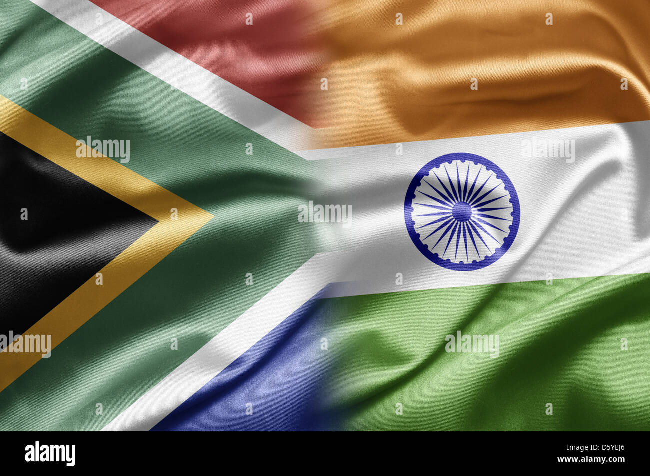 South Africa and India Stock Photo Alamy