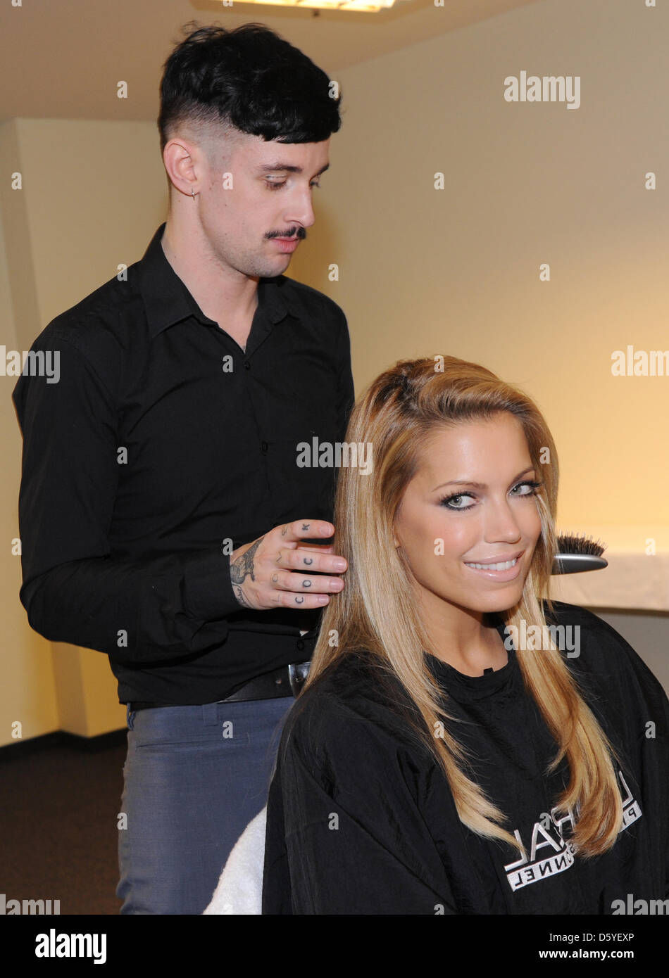 Lady Gaga Stylist Charlie Le Mindu Prepares Presenter Sylvie Van