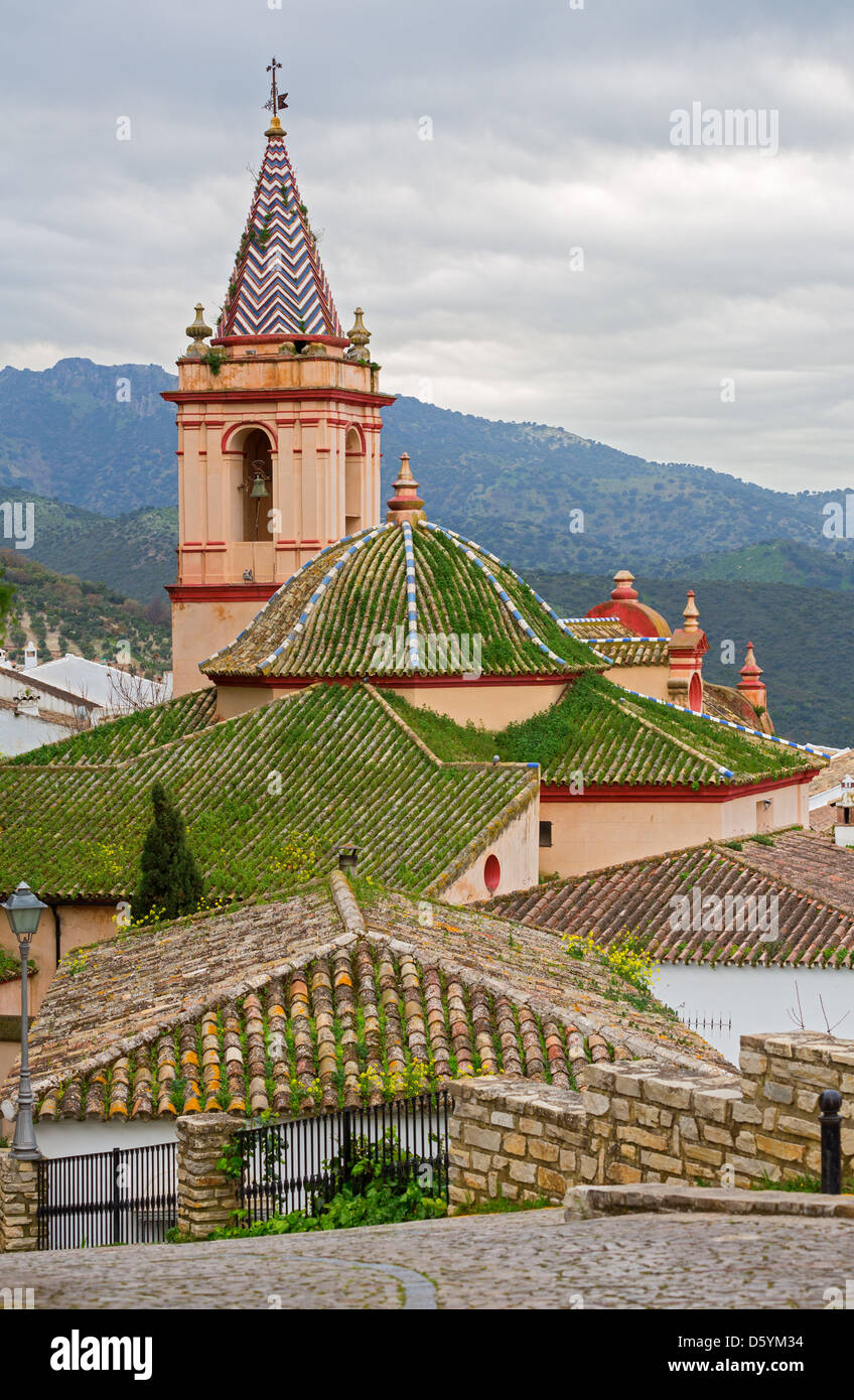 Zahara de la Sierra church, Cadiz Stock Photo - Alamy