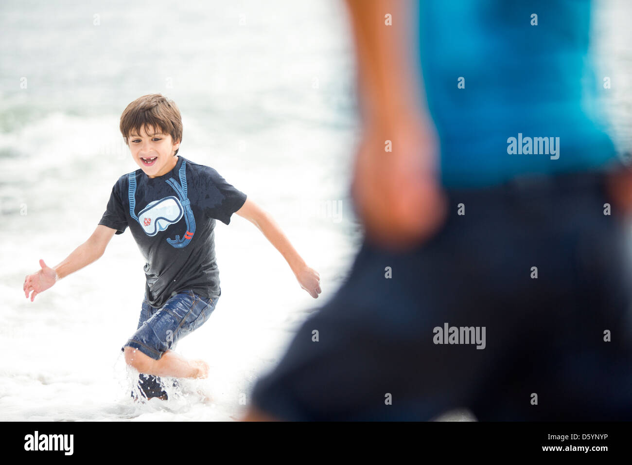 Boy At The Sea High Resolution Stock Photography and Images - Alamy