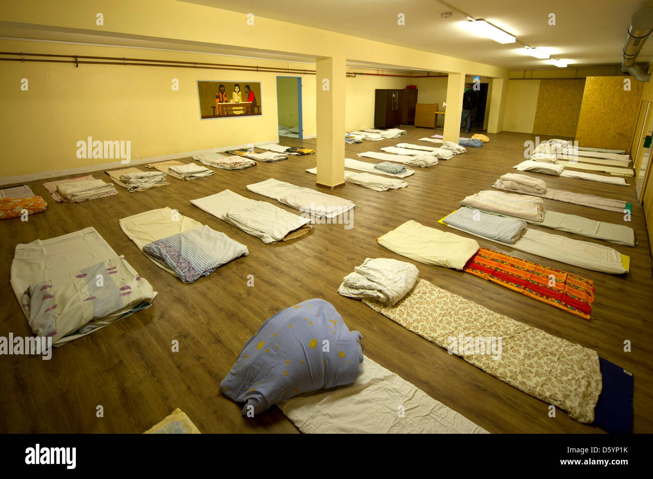 Sleeping on church floor hires stock photography and images Alamy