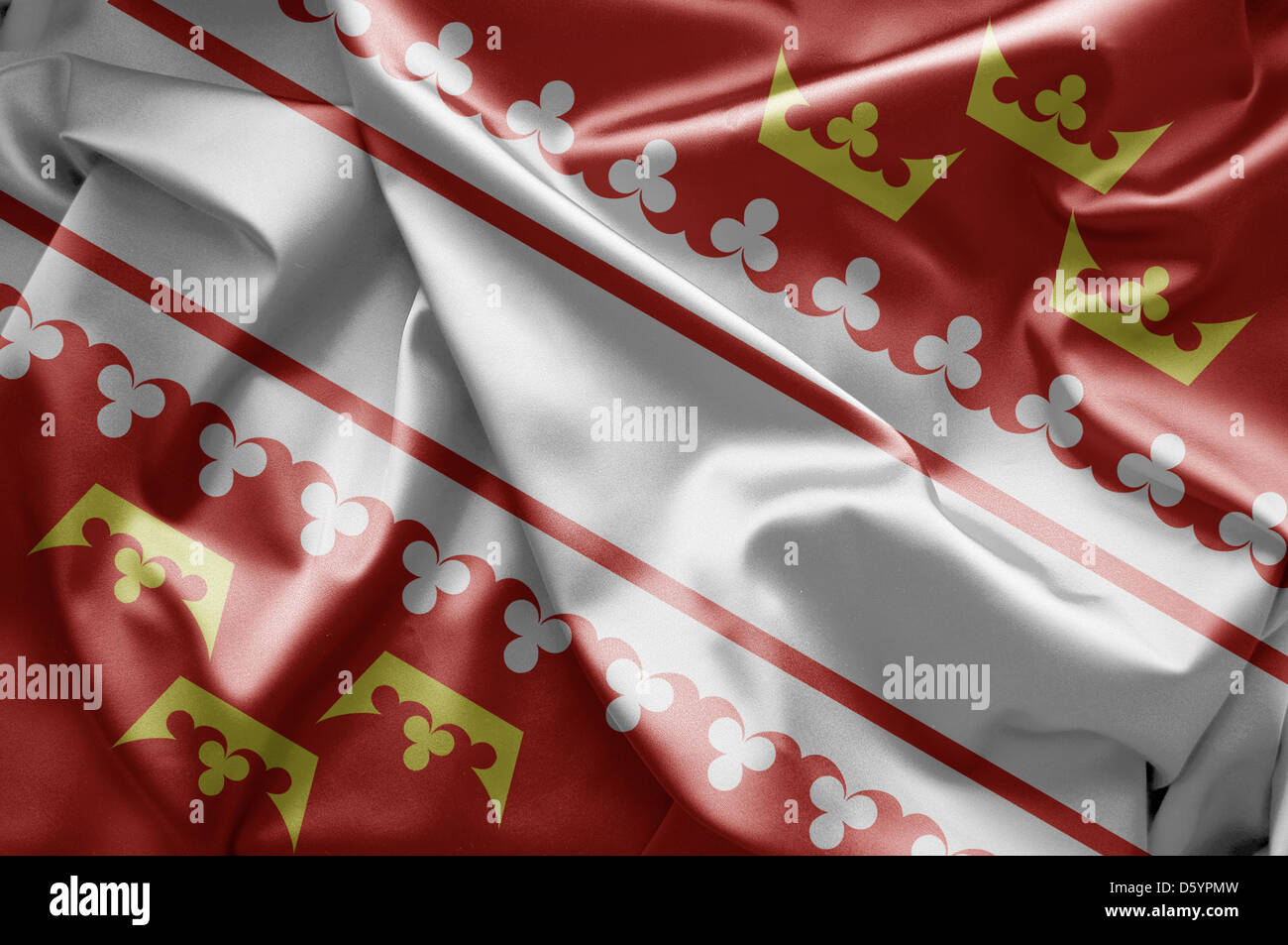 Flag of Alsace Stock Photo