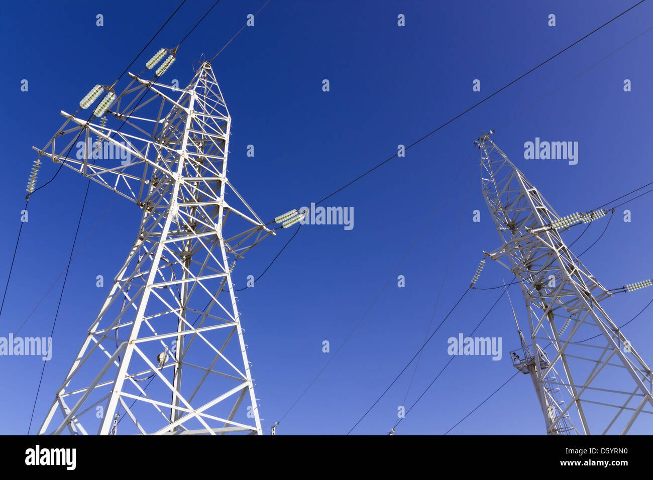 High voltage systems Stock Photo