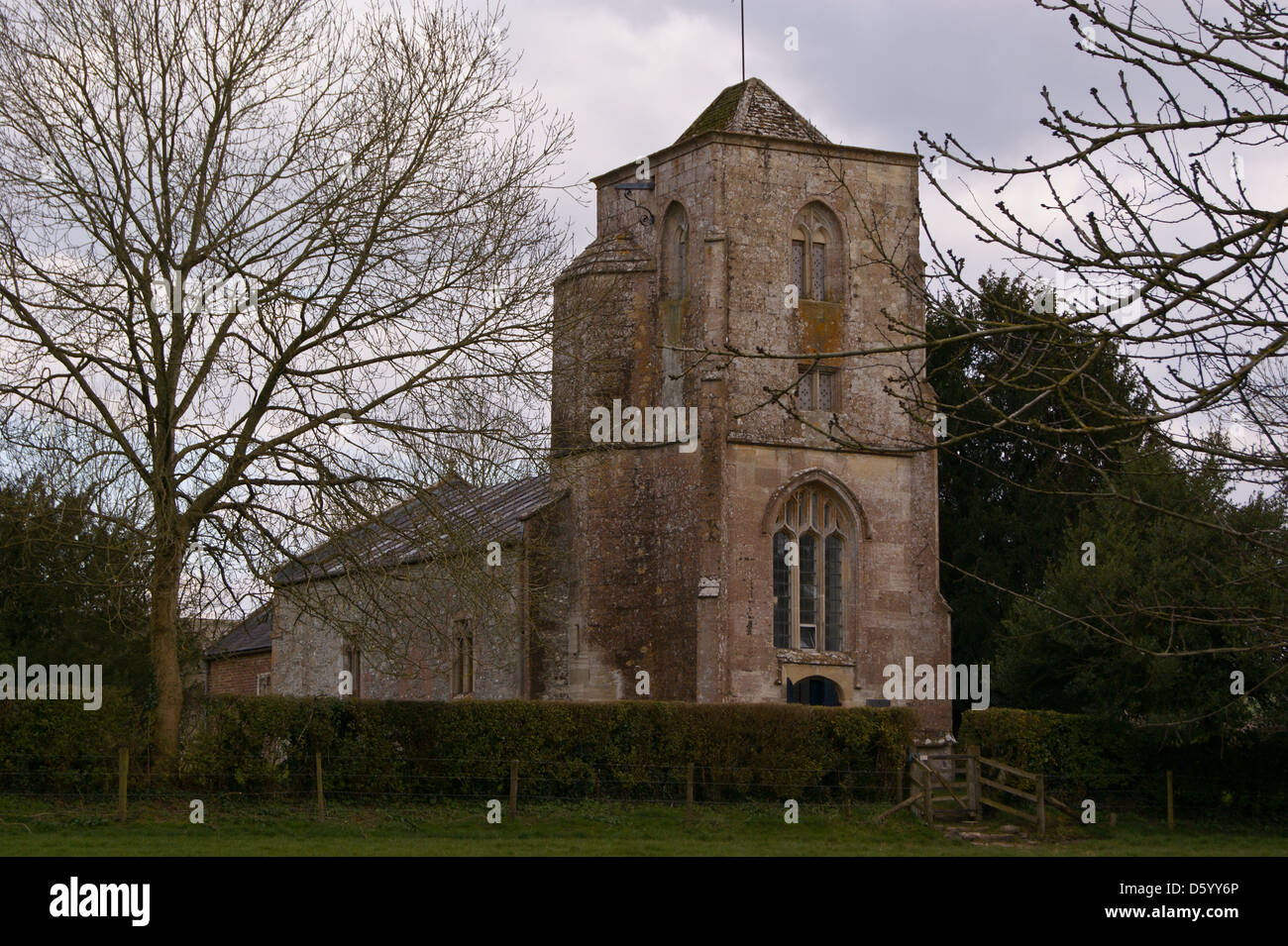All Saints' Church, Alton Priors, Wiltshire, England Stock Photo