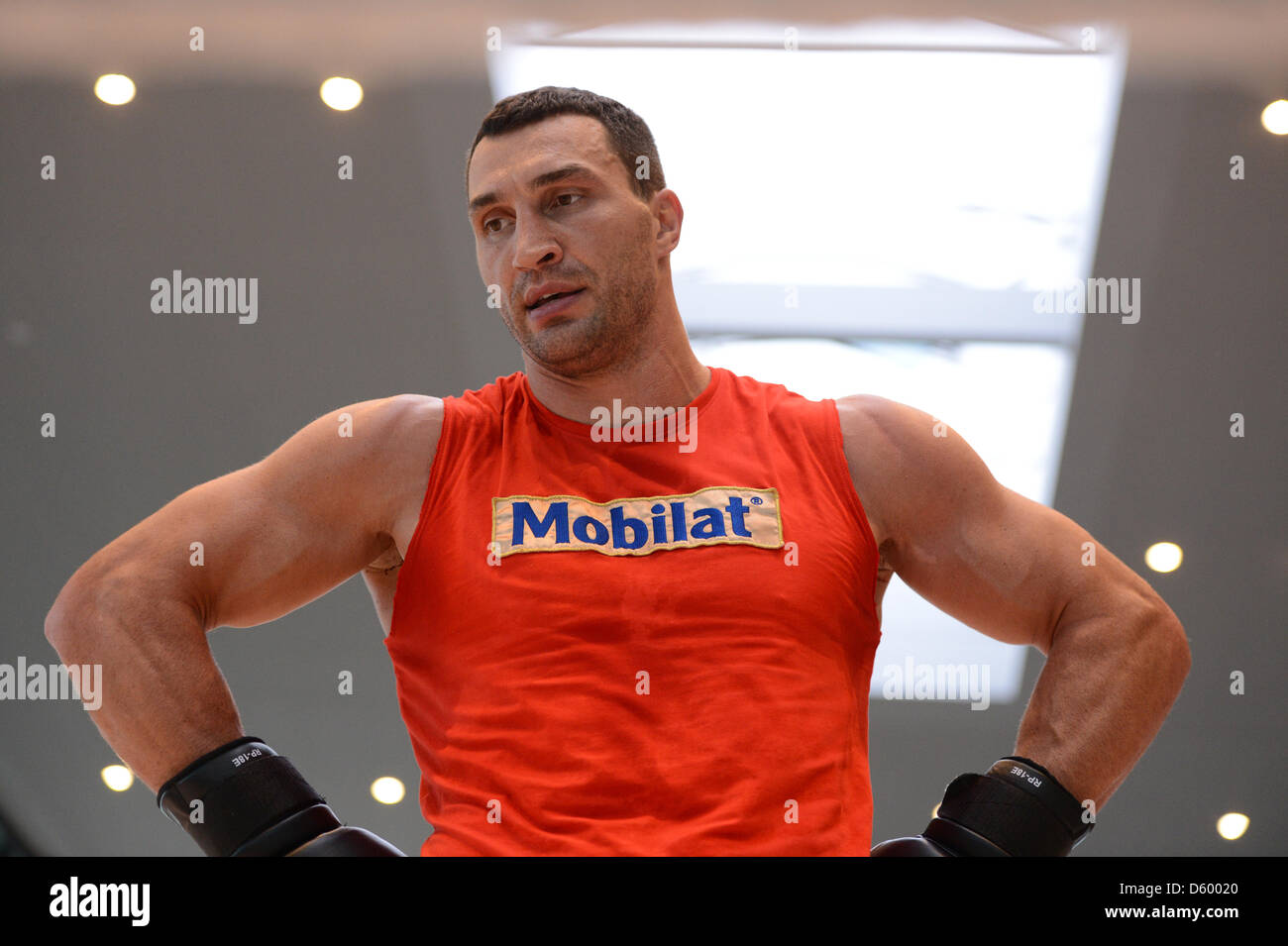 Boxer wladimir klitschko poses in hires stock photography and images