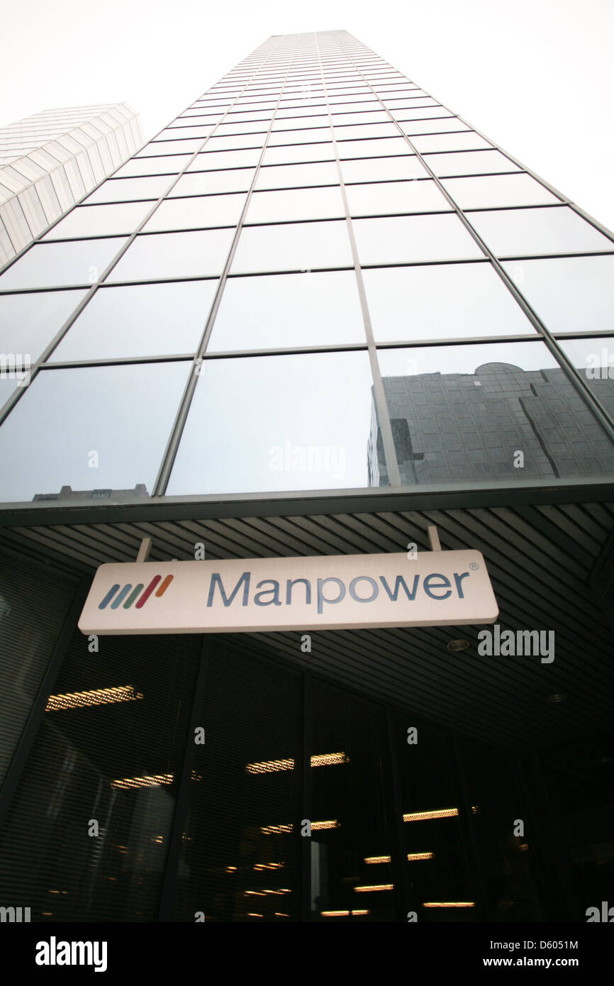 Manpower is a workforce solutions and services provider company. Stock Photo