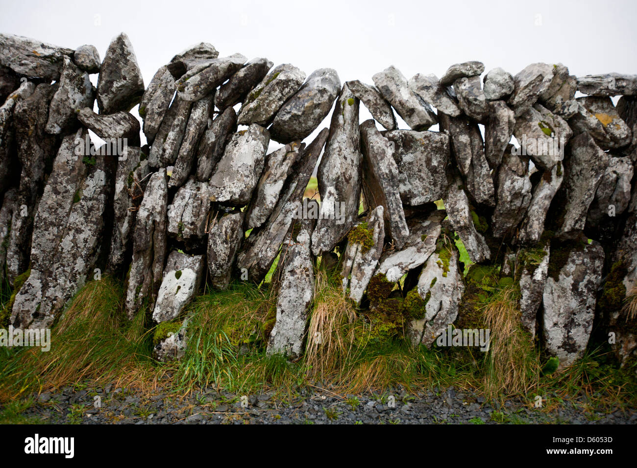 Closeup view of stone wall, Ireland Stock Photo Alamy
