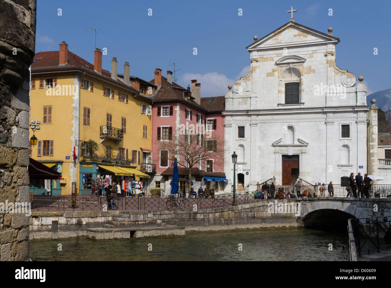 France HauteSavoie Annecy, old town, St.Francois church Stock Photo Alamy
