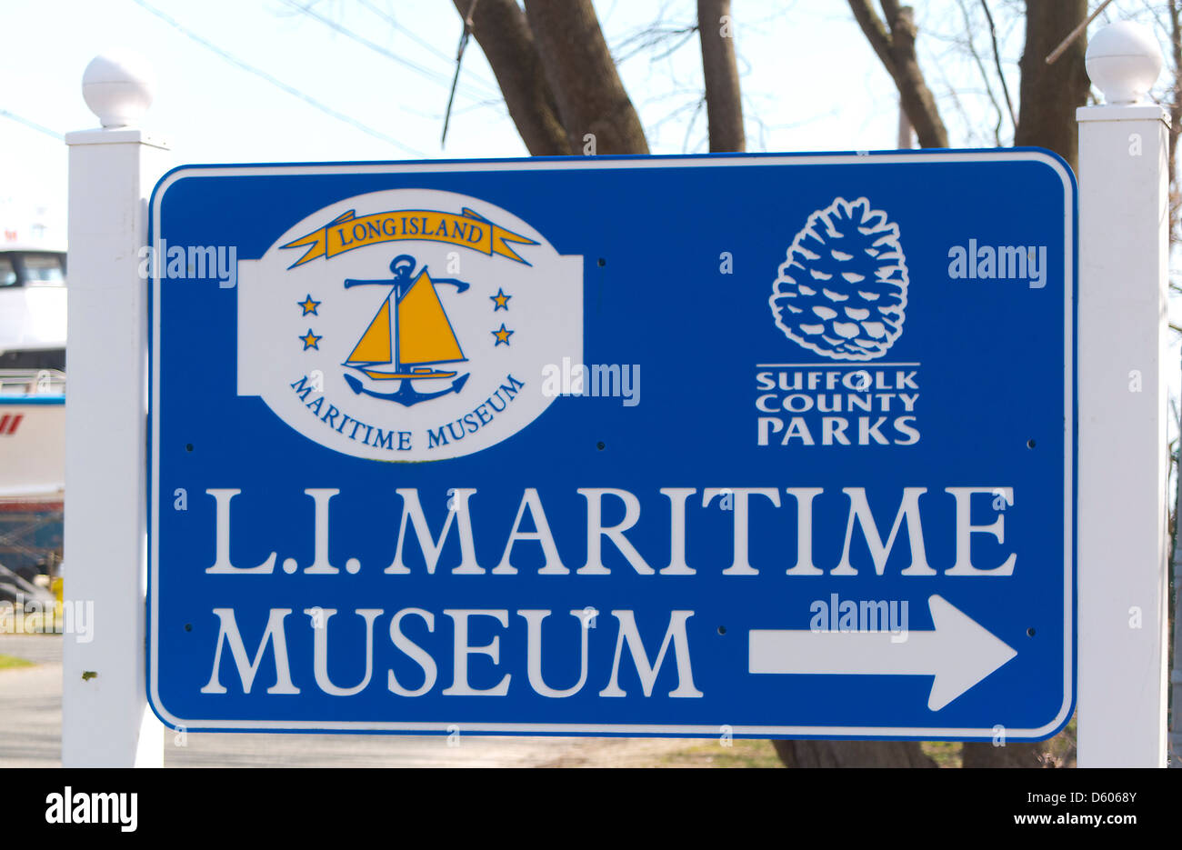 Long Island Maritime Museum in West Sayville New York Stock Photo Alamy
