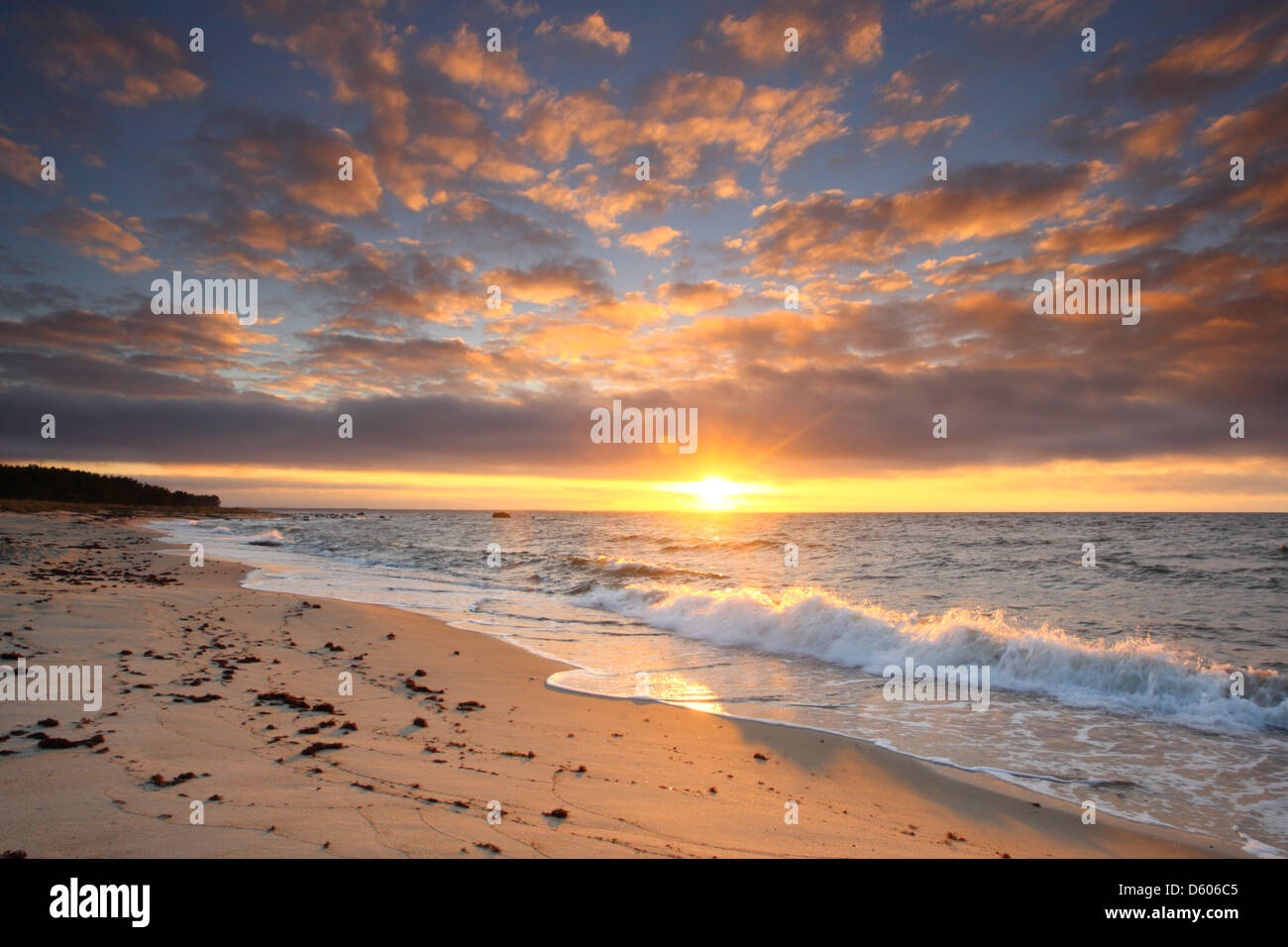 Sunset at Hiiumaa island, Estonia Stock Photo Alamy