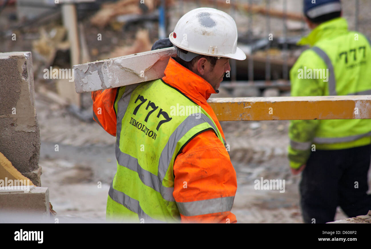 Demolition Workers High Resolution Stock Photography and Images Alamy