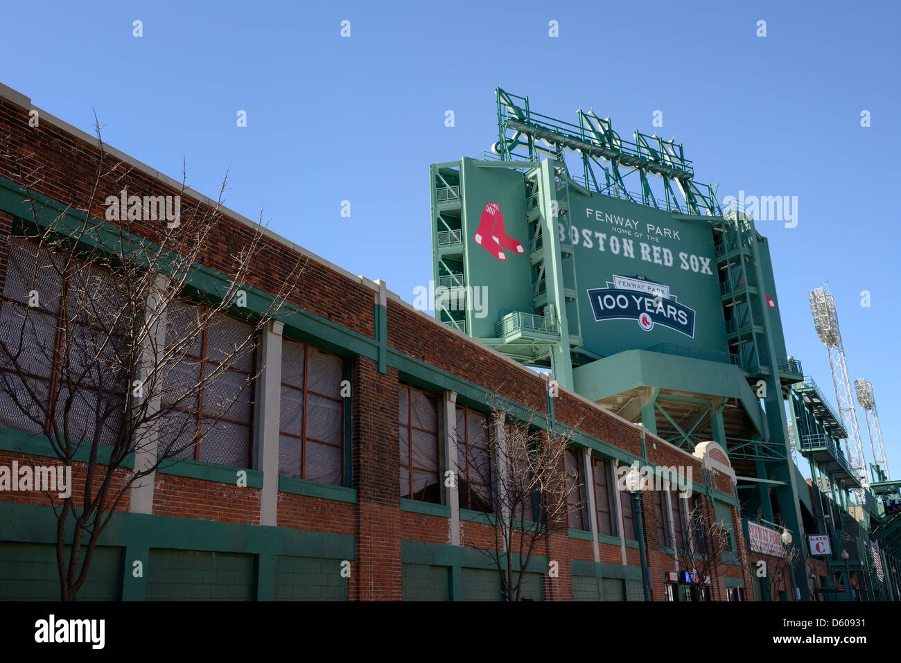 Fenway Park - Home of the Boston Red Sox baseball team - Boston, Massachusetts Stock Photo