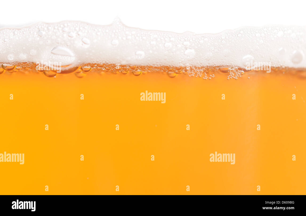 beer with foam Stock Photo Alamy