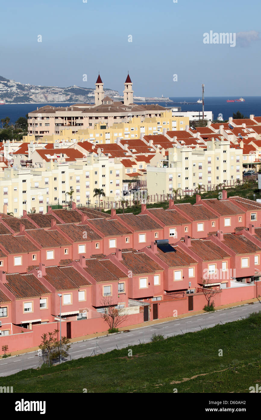 Urbanization in Algeciras. Province of Cadiz, Andalusia Spain Stock Photo