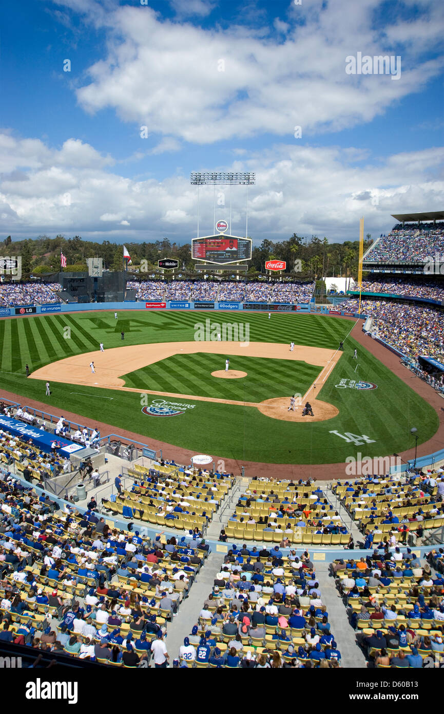 Los baseball game at Stadium Stock Photo - Alamy