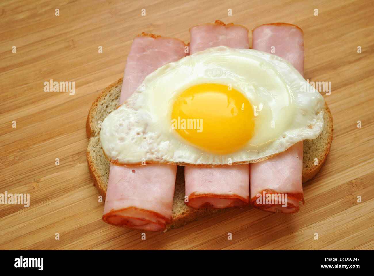 Delicious Ham and Egg Sandwich Stock Photo - Alamy