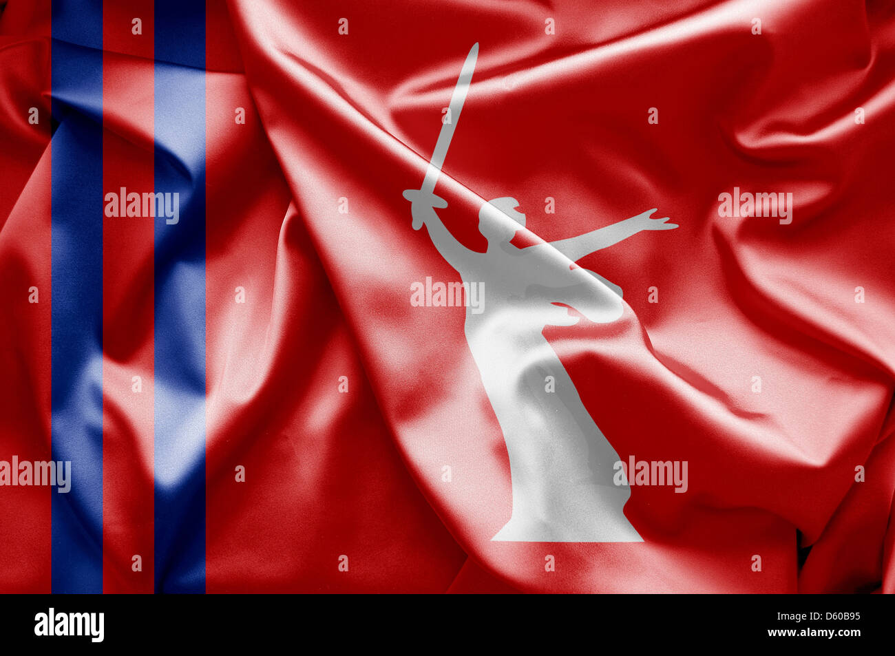 Flag of Volgograd (Russia Stock Photo - Alamy