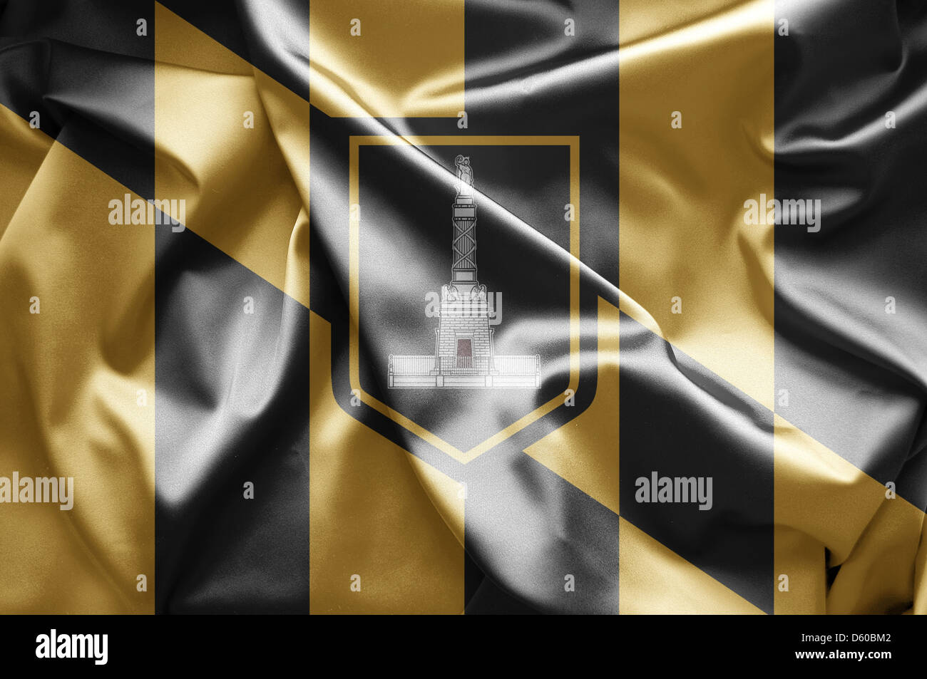 Flag of Baltimore City Stock Photo Alamy