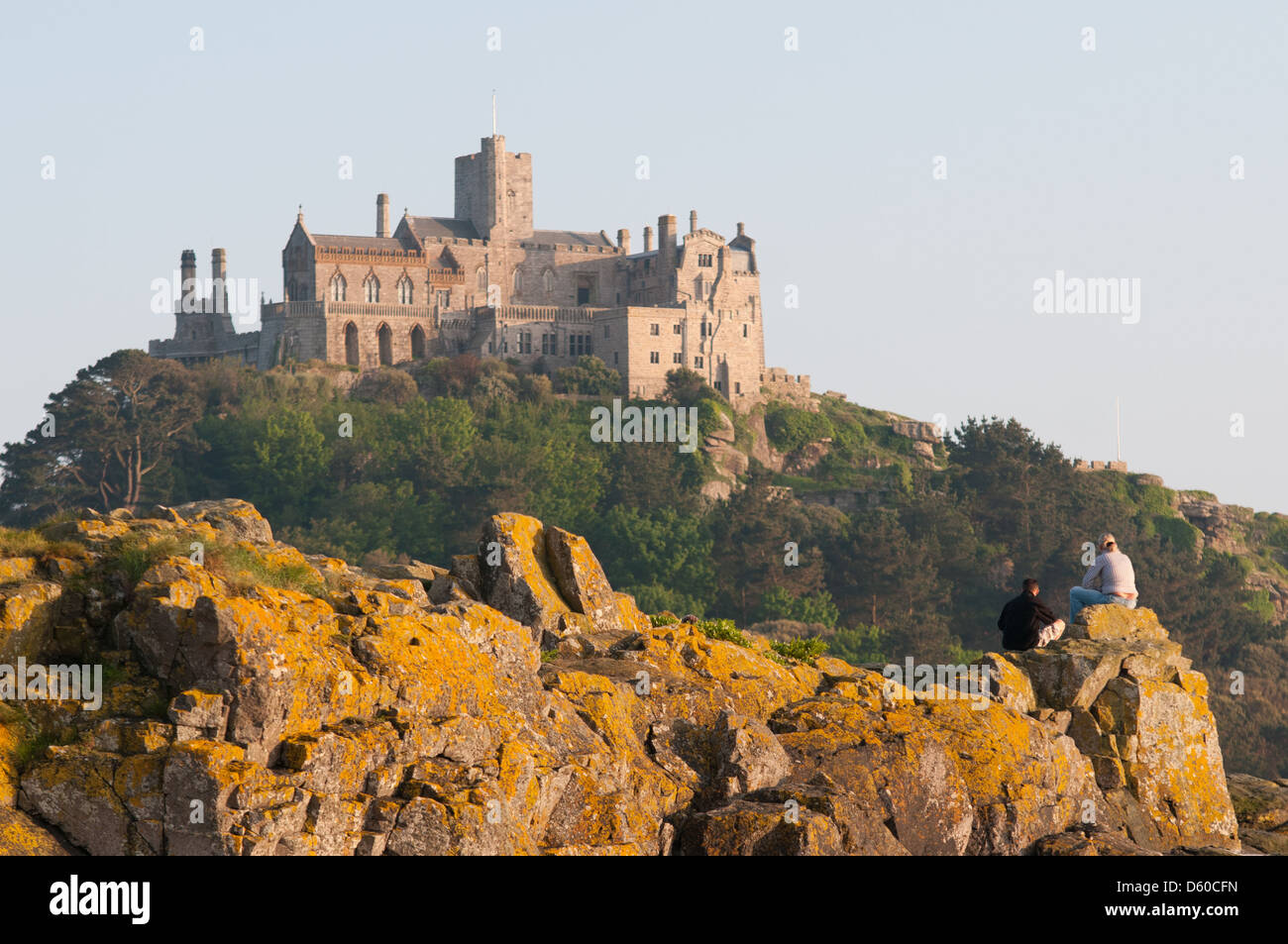 St Michaels mount Cornwall Stock Photo Alamy