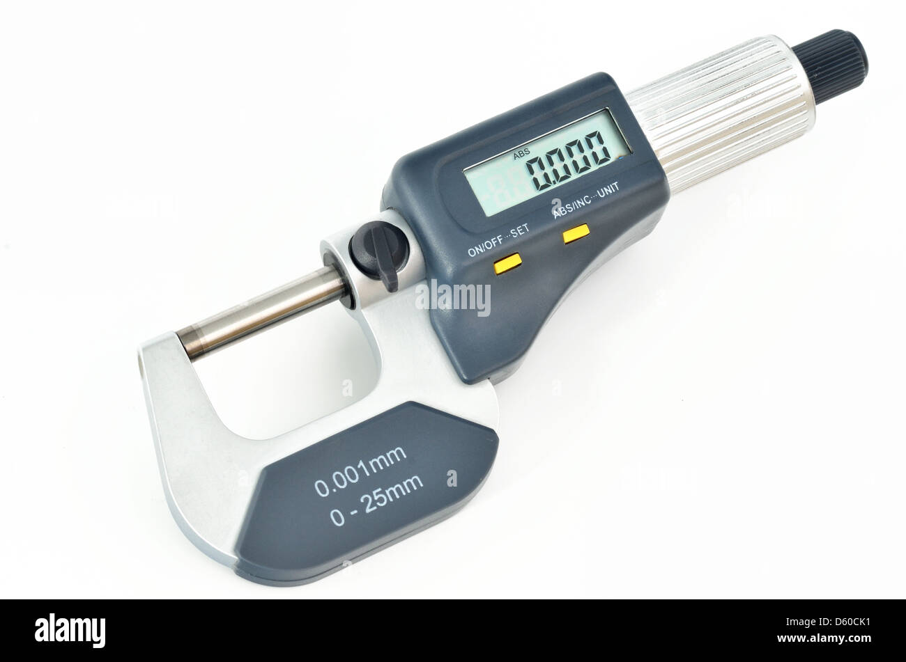 Digital micrometer Stock Photo