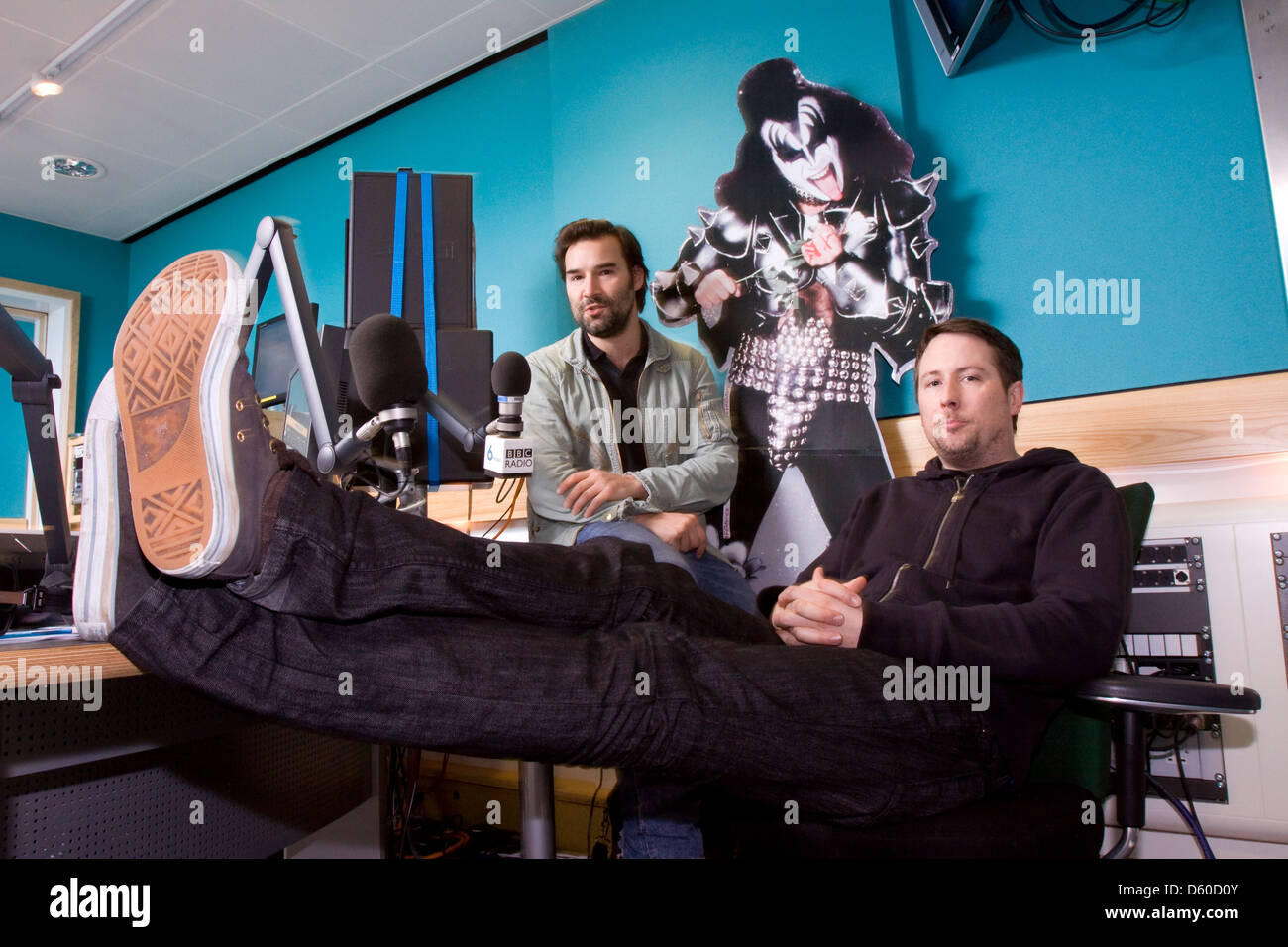 Adam Buxton and Joe Cornish, English comedians from the Adam and Joe