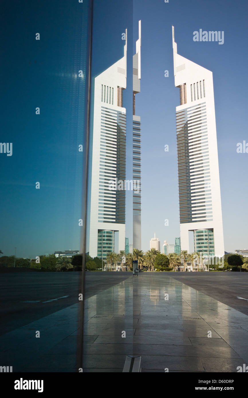 Emirates towers, Dubai Financial Centre, Dubai Stock Photo Alamy
