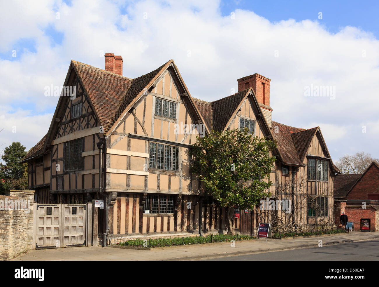 Hall's Croft (1613) house home of William Shakespeare's daughter Susanna Hall in Old Town Stratford-upon-Avon Warwickshire England UK Stock Photo