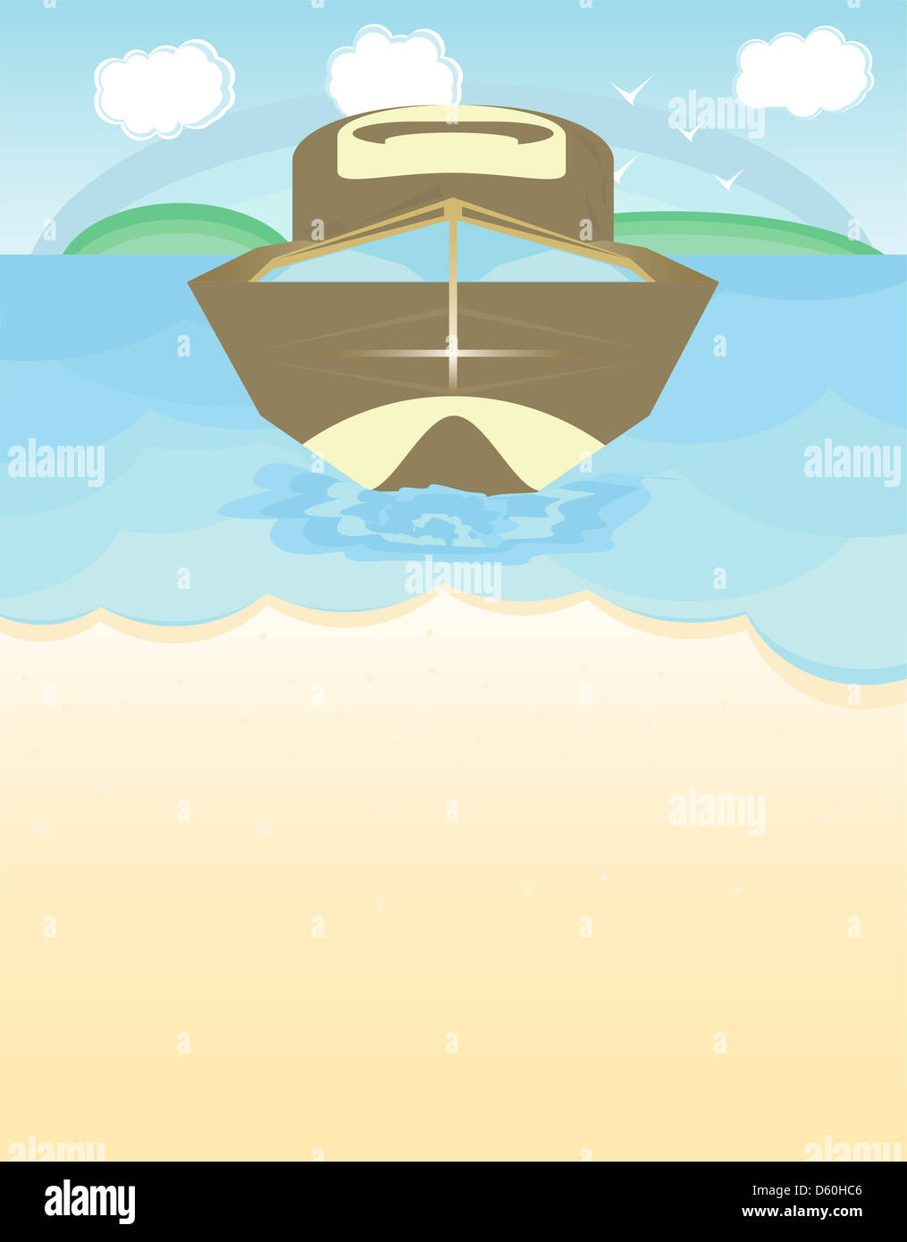 Sailing boat in the sea at sunset Stock Photo - Alamy