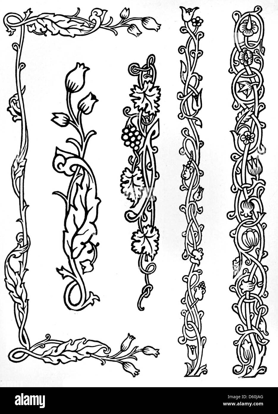 A 1900 catalog showcasing type specimens, borders, and ornamental